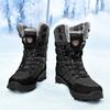 Snow boots men's winter new velvet warm high-top men's shoes outdoor mountaineering thickened men's cotton shoes