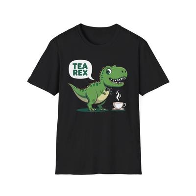 Tea Rex Funny T-Rex Dinosaur Dino Tea Drinker Coffee Pun Lover Gift T Shirt