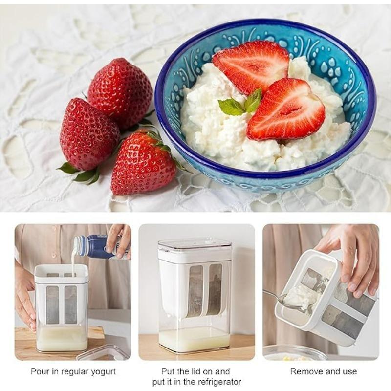 Greek Yogurt Strainer, Multi Yoghurt Maker Strainer for Thick Greek Yogurt,Soybean Milk,Kefir, Berries, Soup, Fruit Juice,Coffee