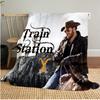Yellowstone Dutton Ranch Coperta Morbida in Peluche Confortevole per Tutte le Stagioni Coperta per Divano Ufficio Pisolini Coperta da Viaggio all'Aperto Regalo Perfetto