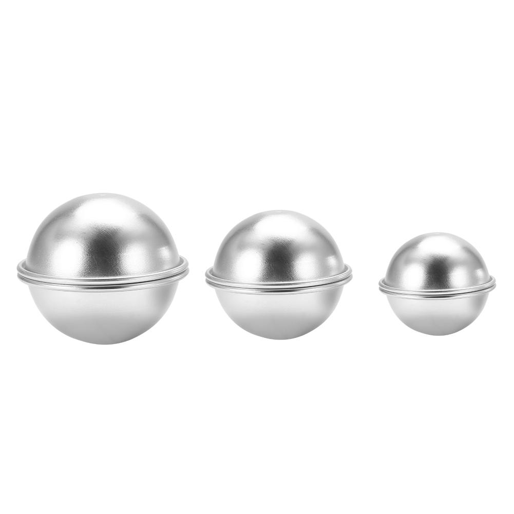Handmade Aluminium Alloy Bath Bomb Molds Fizzy Crafting DIY Cake Mould Tools