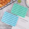 66 Holes Candy Fudge Silicone Mold Mini Chocolate Ice Cube Tray Fruit Shaped Non-Stick Soft Jelly Mold