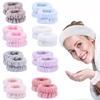 Absorbent Wrist Wash Bands, Soft Terry Cloth Wristbands for Face Washing, Makeup, Spa Prevent Water Dripping