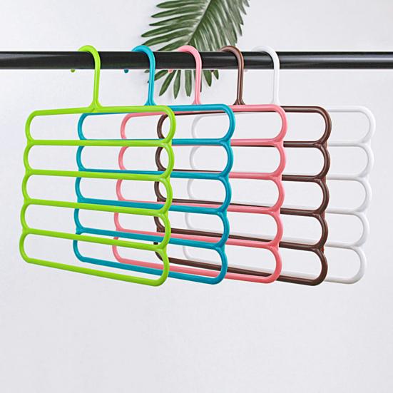 Hanger Non-Slip Space-saving 5 Layered Closet Hook for House Wives