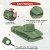 TIXIPEM Tarp Clips Heavy Duty Rock Clips [15pcs] - For Use with Camping Tarps, Awnings, Covers, Pool Covers, Boat Covers, Etc. - [Army Green - 3.3 Inc