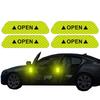 4PCS Car Door Reflective Sticker - Safety Opening Warning Tape Auto Interior Exterior Reflector Accessories