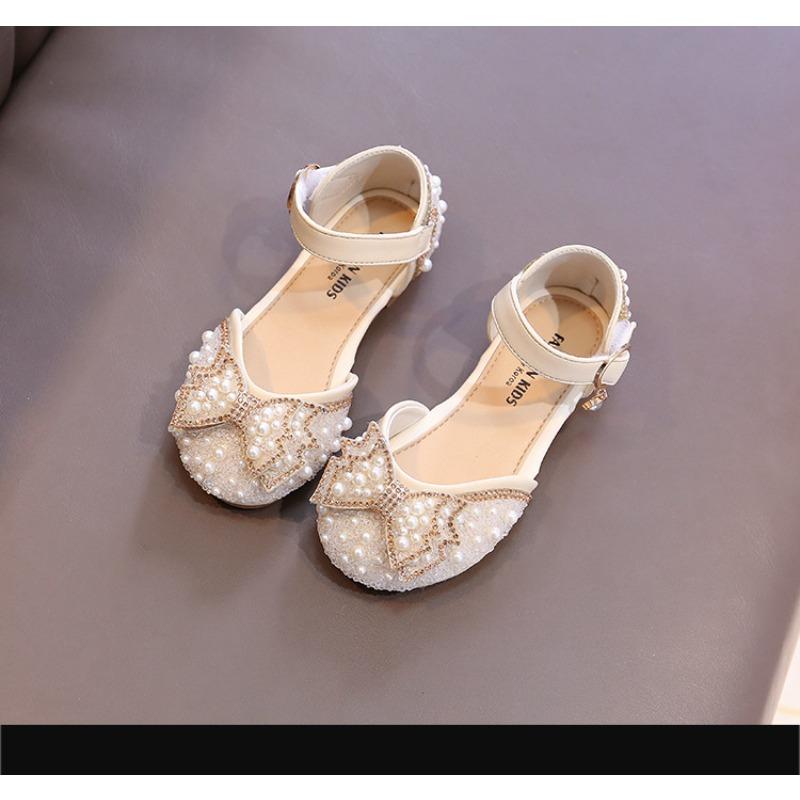 Girls' Pearl Soft-Sole Sandals Children's Princess Shoes for Toddlers & Youth Shoes for Girls Cute Girls Shoes