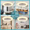Modern Ceiling Fan With Remote Control Lighting Lamp E27 Converter Base For Bedroom And Living Room Smart Ceiling Fan Lam