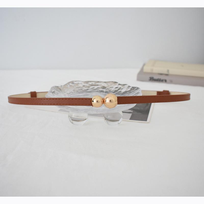 Thin Elegant Womens Fashion Belt For Dresses And Coats In Colors Stylish