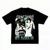 EMINEM HipHop Rap Vintage AmerikanischKleiner Ausschnitt Digitaler Direktdruck unisex Kurzarm T-Shirt Thermoshirt T-Shirt Harajuku
