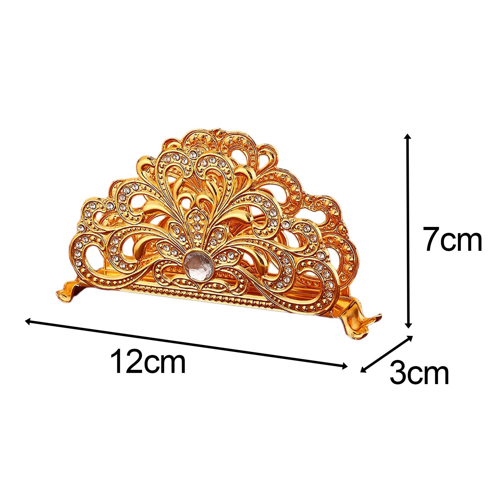 

Creative Napkin Tissue Holder Delicate Restaurant Paper Rack Desktop Home Decor Bar Festival Party Kitchen Accessories золотистый