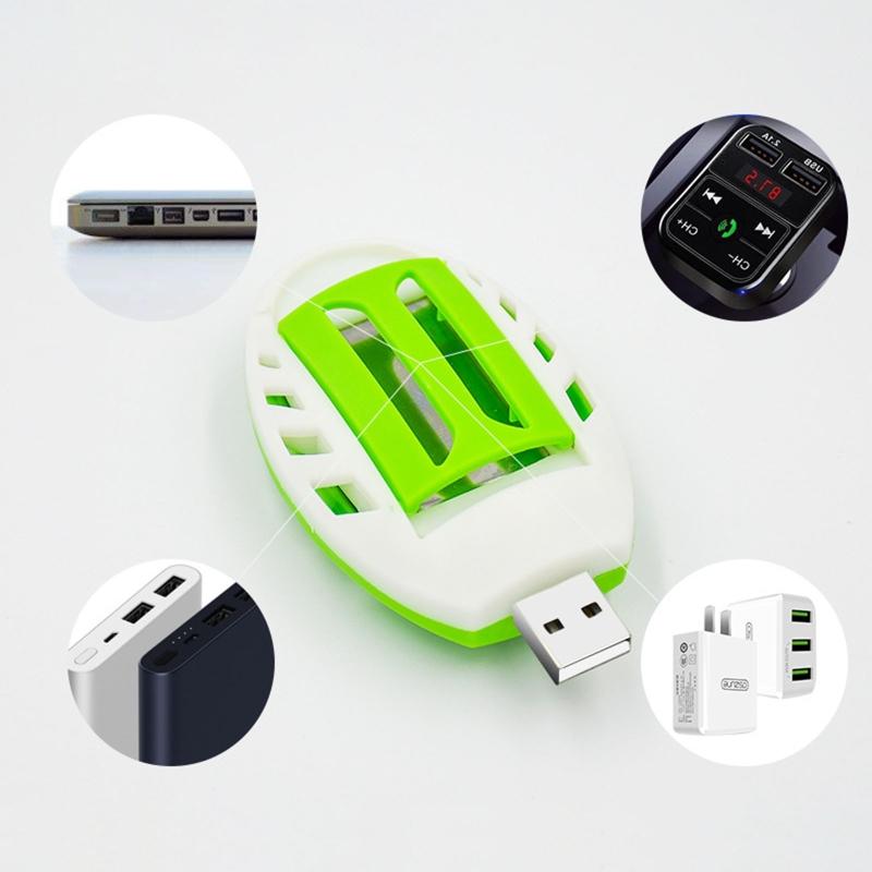Portable Insect USB Electric Mosquitoes Repeller Plastic Incenses Heater Control Sleep Home