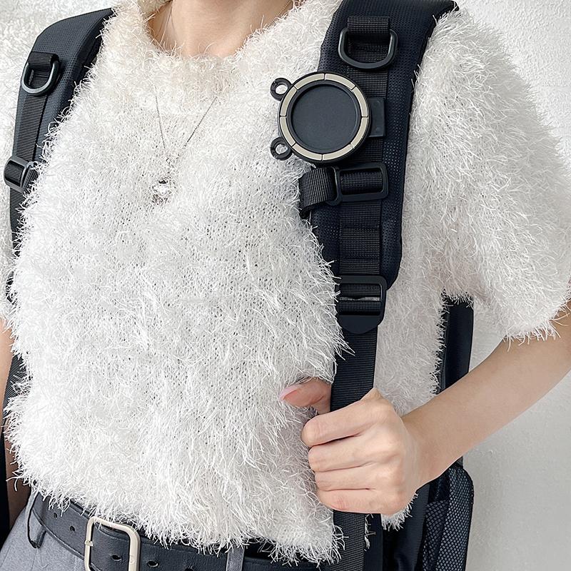 Magnetický držák na opasek na telefon držák na batoh pro Magsafe pro iPhone pro Samsung Xiaomi Huawei proti ztrátě telefonu kovový háček pružinové lano