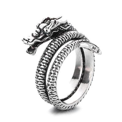 Neuer Guocao Nationaler Wind Dip Drachenring Herren und Damen Persönliche Persönliche Persönliche Bedienung Verfügbarer Ring