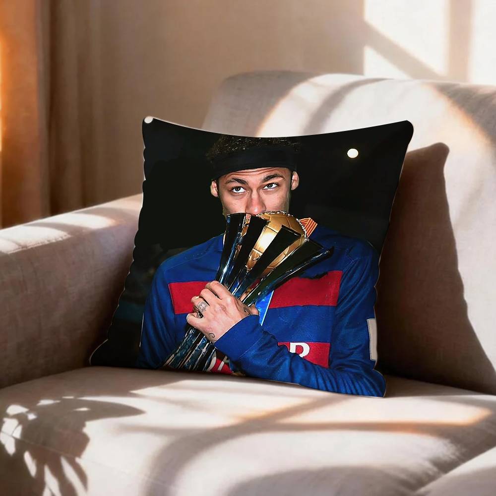 F-Footballer N-neymar J-jr   Pillow Case Pattern Printed Pillowcase For Living Room Sofa Cushion Cover