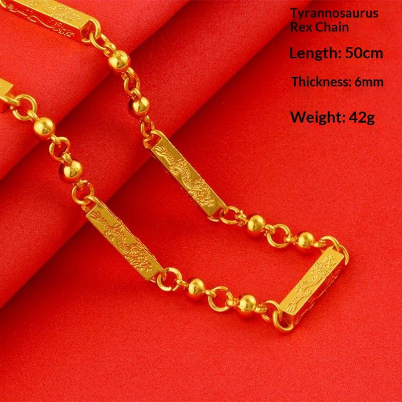 Gold Plated Alloy Chain Necklace Fadeproof Hypoallergenic Long Lasting Shine Dainty Thin Chain for Women Daily All-day Wear