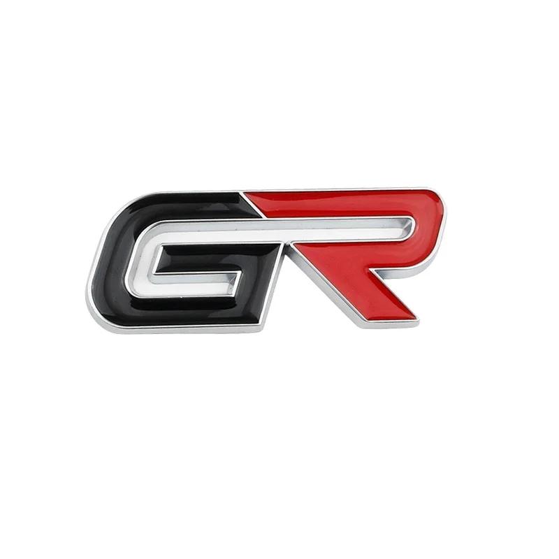 Car Sticker Trunk Emblem Decal GR Sport Logo for Toyota CHR Yaris Rav4 Hiace Levin Hilux Corolla Supra Camry Auris Prado Prius