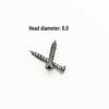WPC Flooring T-Shaped Plastic Clip with Stainless Steel 6mm Screw Wood-Plastic Fastener