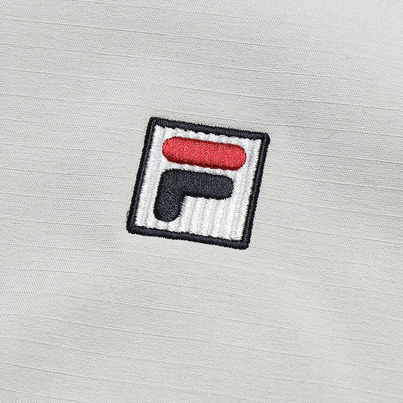 FILA Heritage Fashionable Comfortable Color Block Woven Hooded Jacket Men jackets Rock-Cloud F11M548703FLK