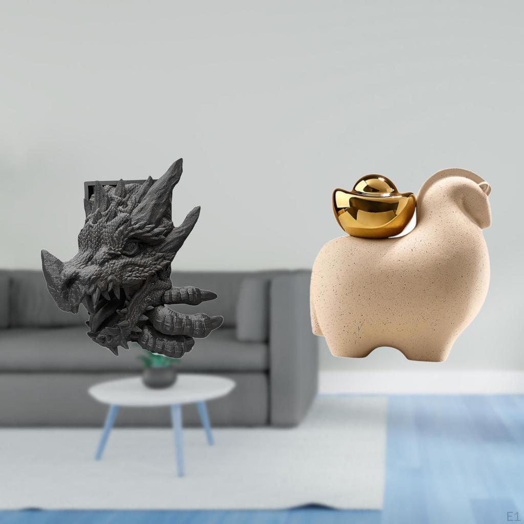 Bookend Animal Statue Home Decor Creative Book Holder Decorative Figurine for Bookshelf