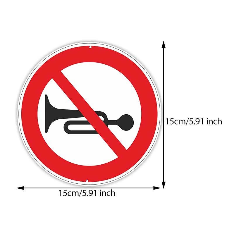 

Car Sticker Warning Sign Sticker Vinyl Decal Waterproof Rear Window Motorcycle Camper Bumper Truck Laptop Decoration TM417 A-15cm Longest Side