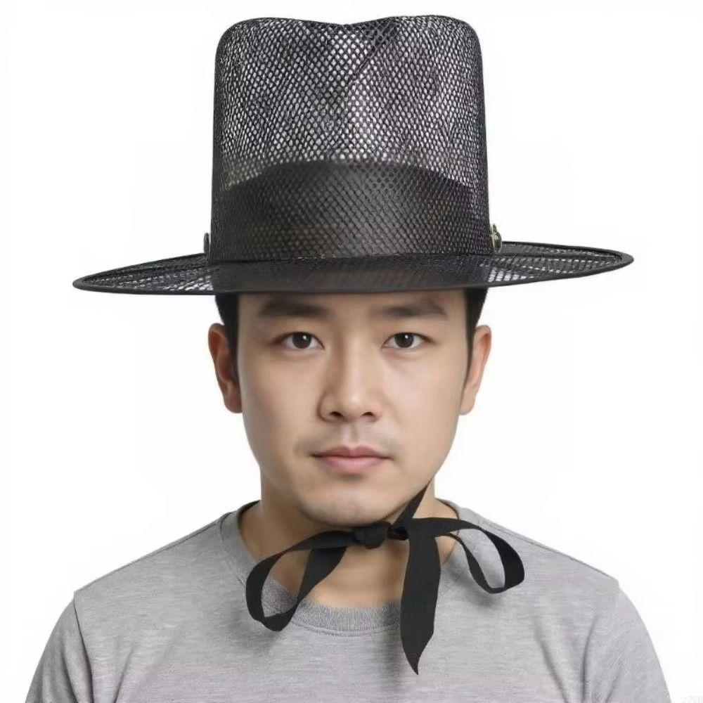 UV Protection Korean Gat Hat Adjustable Traditional Hat New Cosplay Hat Cosplay