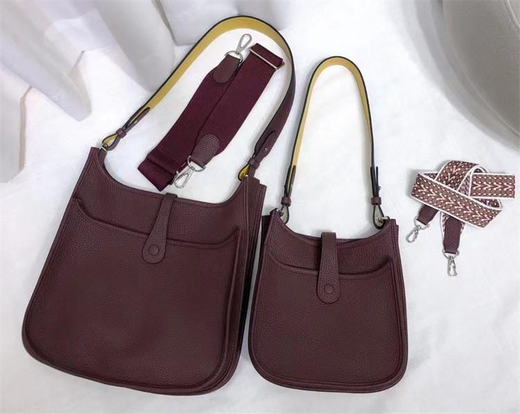 2023 new cowhide Evelyn evelyne mini 17/29TOGO first layer cowhide shoulder crossbody
