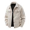 Spring and Autumn Corduroy Men's Turn-Down Collar Trendy Jacket Casual Loose Trendy Youth Windproof Jacket