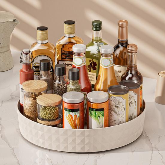 Органайзер Lazy Susan Вращающийся Прозрачный Многоцелевой Настольный Спецовник Косметический