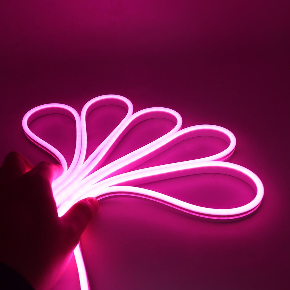 

DC 5V Touch Dimmerable Neon Strip 2835 120Leds/M Home Garden Decor White/Blue/Pink/Yellow/Green Flexible Ribbion Rope LED Strip 0.5m рожевий