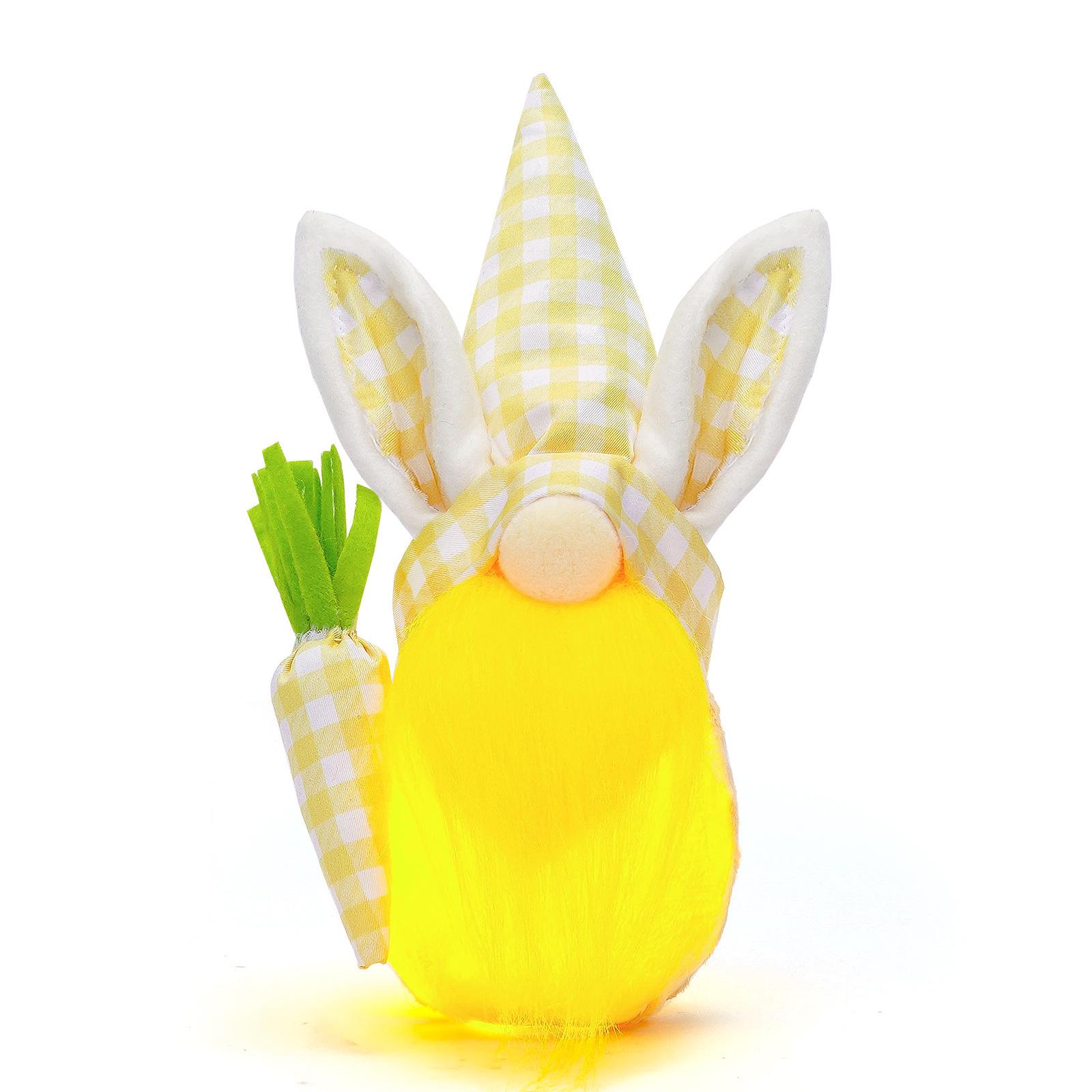 Luminous Easter Bunny Faceless Gnome Doll - Cute Festival Decoration Ornament