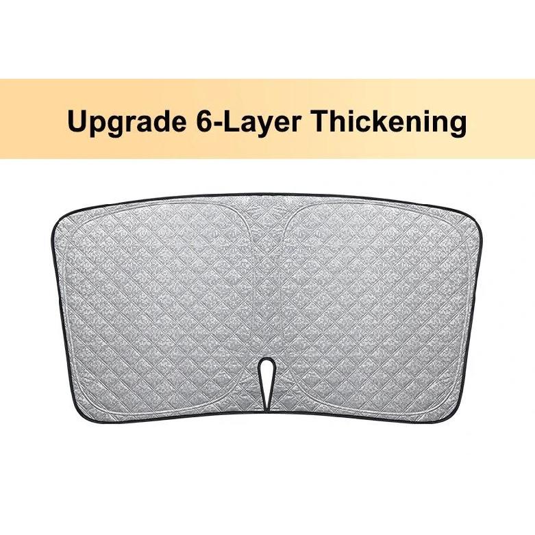 For Tesla Model 3 Y S X YL Juniper 2025-2020 2026 Thicken Front Windshield Sunshade Sun Shade Anti-UV Sun Shading Screen CoverWindshield Sunshades 1