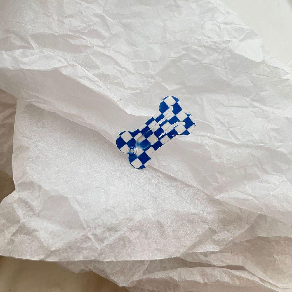 Grid, Stripe Pattern Smooth Surface Dog Hair Clip Pet Hairpin Cat Grooming Supplies Snap Hair Clips