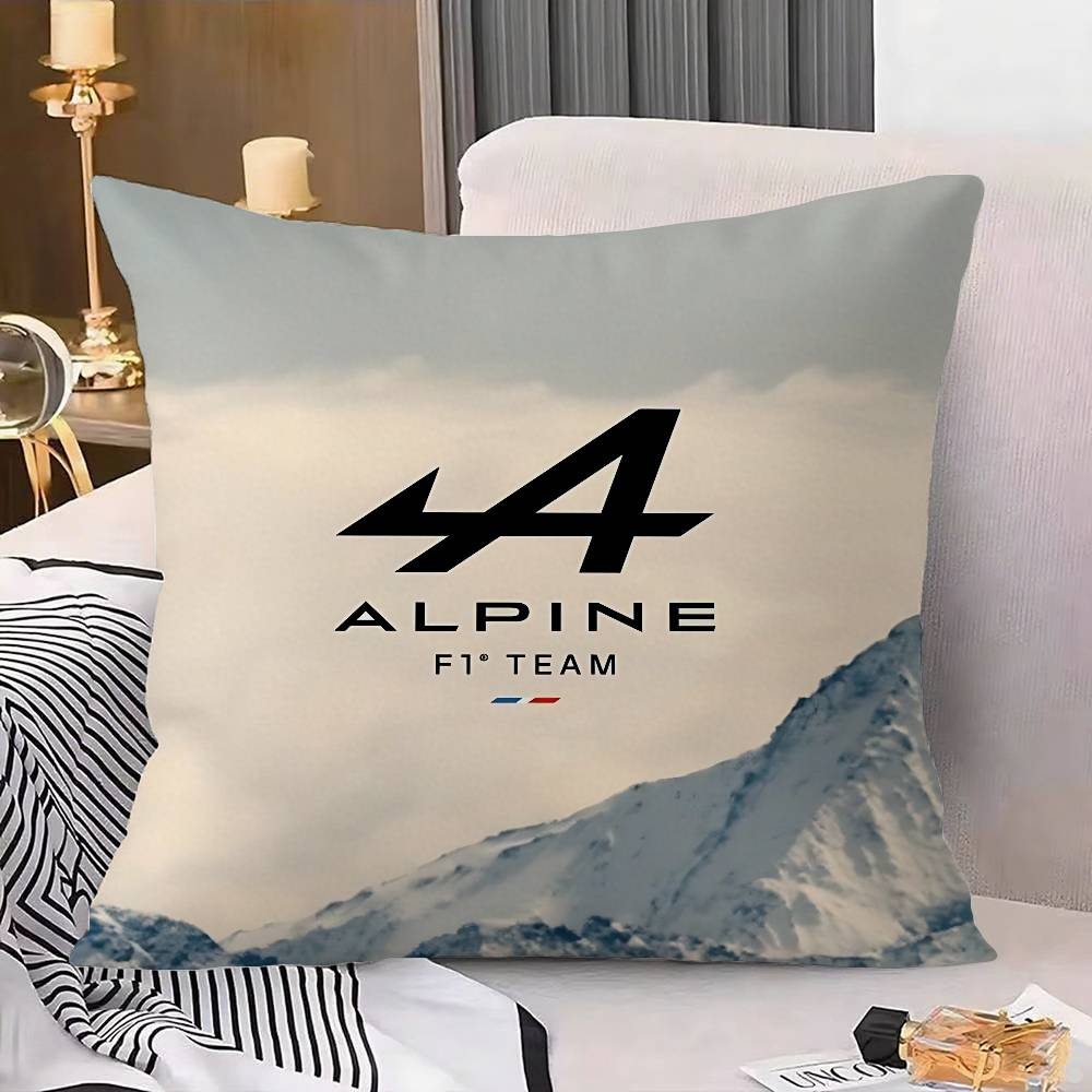 R-AlpineS Team Cool Pillow Case Cushion Cover Soft Cute Throw Pillow Case For Car Sofa Pillowcase Polyester With