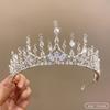 Moderna Para Tiara Adornada con Cristales Perfecta para Ocasiones Especiales
