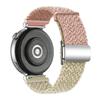 For Huawei Watch GT 4 41mm Universal 18mm Watch Strap Woven Wrist Band with Silver Magnetic Buckle