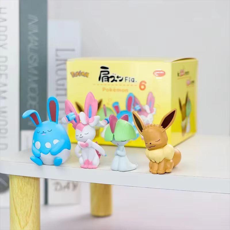 In Stock Full Series Anime Figures Toy Set Shoulder On Shoulder  Kawaii Pvc Action Figure Desktop Decor Surprise Gifts
