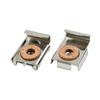 Heat-resisted Bathroom Glass Spring Loaded Clips Ridged Clips 32mm*24mm*5mm 4-6mm Range 4pcs Adjustable Heavy-duty