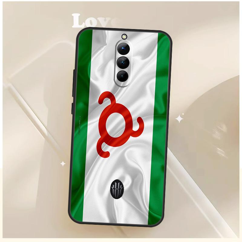 

Ingushetia Flag Case For ZTE Nubia Red Magic 10S 9S 8S 8 9 10 11 Pro Plus 6 7 7S 6S For RedMagic 10 Air Cover Red Magic 5G