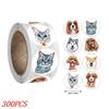 50-500pcs Kids Reward sticker  puppy dog Pattern encouragement stickers for Teachers Cute Animals Stickers Stationery Stickers