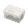 Star Card Storage Box: Transparent Dustproof Organizer for Small Cards, Albums, Badges & Desktop Items.