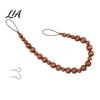 Decorative Curtain Accessories Boho Beaded Tieback, Modern Holder with Adhesive Hook, Room Decor Accents No Drilling Required, Drapery Holdback