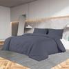 VidaXL Duvet Cover Set Anthracite 140x200 Cm Microfiber 135934
