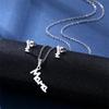 Mother's Day Mama Letter Pendant Necklace For Women Mom Nameplate Clavicle Chain Choker Stainless Steel Jewelry Minimal Gift