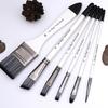 6 Pcs/Set Fine Tip Paint Brush Nylon Hair Painting Brush Artist Paint Brush Acrylic Paint Brush Drawing Supplies