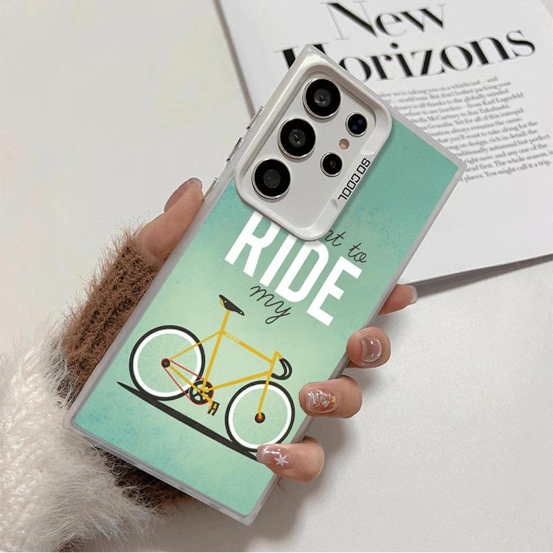 

Bicycle Bike Sports Shockproof Phone Case for Samsung Galaxy S26 Edge S25 Ultra S24 FE S23 Plus S21 Cover Anti Fall Fundas Samsung S23 Plus