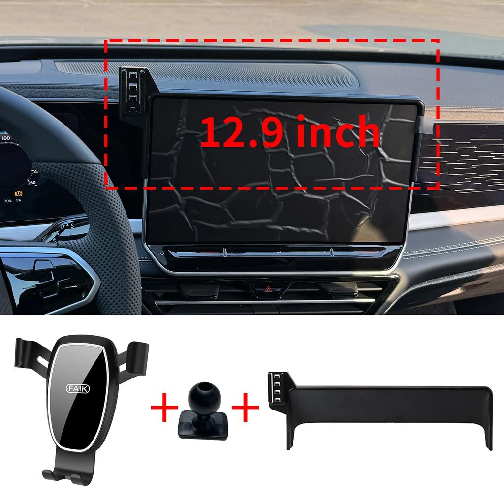 Fit for VW Tiguan 2025 2026 Phone Holder, Dashboard Screen Mount Bracket Easy tallation Car Accessories