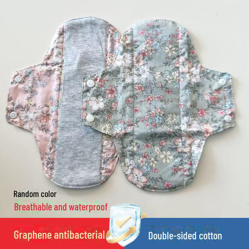 Graphene antibakteriální omyvatelné bavlněné hygienické vložky – měkké, prodyšné a absorbující únik moči.