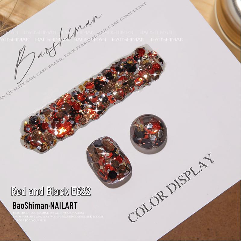 Rich Noble Glitter Gel Nail Polish - Old Money Style 2025 Whitening Meilade Blazing Sparkle Radiant Nail Art