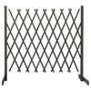 VidaXL Garden Trellis Fence Garden Divider Support for Climbing Plants Outdoor Flower Bed Grey 180x100 314829
